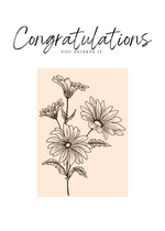 Load image into Gallery viewer, Congratulations Card – Sunflower
